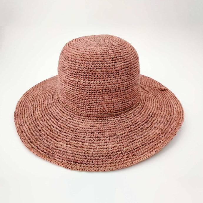 Grand Shine Design Wide Brim Coral Hat