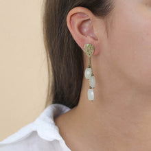 Load image into Gallery viewer, Papyrus Multi Dangle Post Earrings