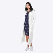 Load image into Gallery viewer, Ribbed Bamboo Pocket Cardi - Cream