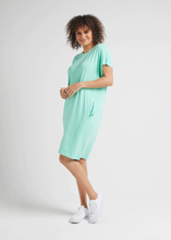 Load image into Gallery viewer, Nicks Bamboo Slouch Tee Dress Mint