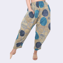 Load image into Gallery viewer, Cotton Village Spot Print Pants - Teal or Brown