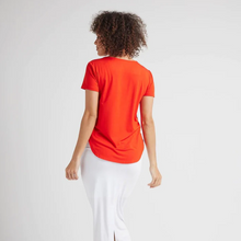 Load image into Gallery viewer, Janis Bamboo Tee Fiery Red