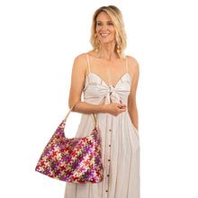 Load image into Gallery viewer, Izabella Shoulder Bag in Pink and Gold