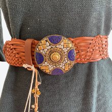 Load image into Gallery viewer, Art N Vintage Otto Belt in Tan