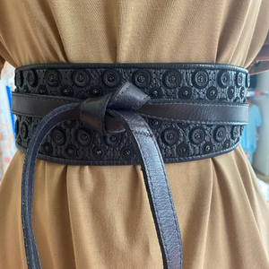 Jodie Leather Belt - Tan