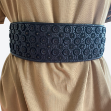 Load image into Gallery viewer, Art N Vintage Bianca Belt in Charcoal