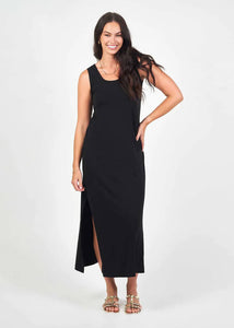Janet Bamboo Maxi Dress Black