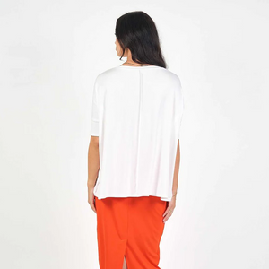 Stella Bamboo Slouch Tee White