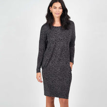 Load image into Gallery viewer, Turner Bamboo Dress Leopard Steel