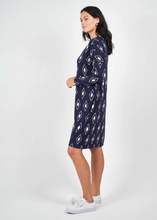 Load image into Gallery viewer, Turner Bamboo Dress Navy Diamond