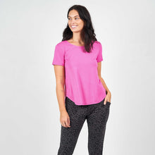 Load image into Gallery viewer, Janis Bamboo Tee in Rose Violet