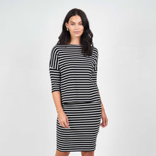 Load image into Gallery viewer, Camila Top -B&amp;W Stripe