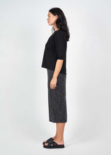 Load image into Gallery viewer, Whitney Bamboo Maxi Tube Skirt in Steel Leopard