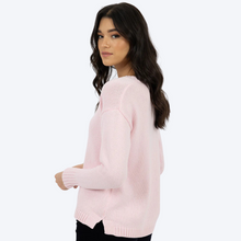 Load image into Gallery viewer, Downtown V Neck Sweater in Pink