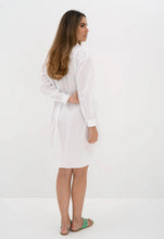 Load image into Gallery viewer, Freestyle Shirt Dress in White
