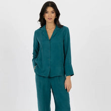 Load image into Gallery viewer, Maia Collared Shirt in Teal