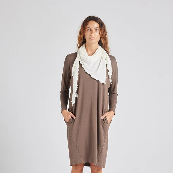 The Sassoon Cashmere/Bamboo Scarf in Cream