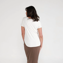 Load image into Gallery viewer, Janis Bamboo Tee Cream