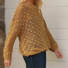 Load image into Gallery viewer, Mustard Loose Knit Jumper
