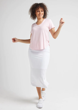 Load image into Gallery viewer, Whitney Bamboo Maxi Tube Skirt White