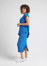 Load image into Gallery viewer, Whitney Bamboo Maxi Tube Skirt Cobalt