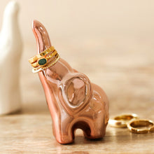 Load image into Gallery viewer, Copper Elephant Ring Holder