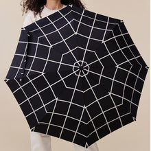Load image into Gallery viewer, Original DuckHead Duck Umbrella Compact - Black Grid