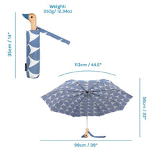 Load image into Gallery viewer, Original DuckHead Duck Umbrella Compact - Denim Moon