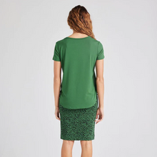 Load image into Gallery viewer, Janis Bamboo Tee Forest Green