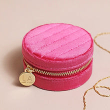 Load image into Gallery viewer, Quilted Velvet Jewellery Case