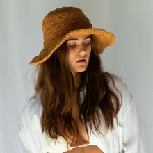 Load image into Gallery viewer, Polly Short Brim Hat in Turmeric