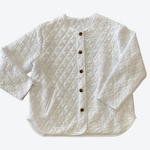 Load image into Gallery viewer, Quincy Quilted Jacket - White