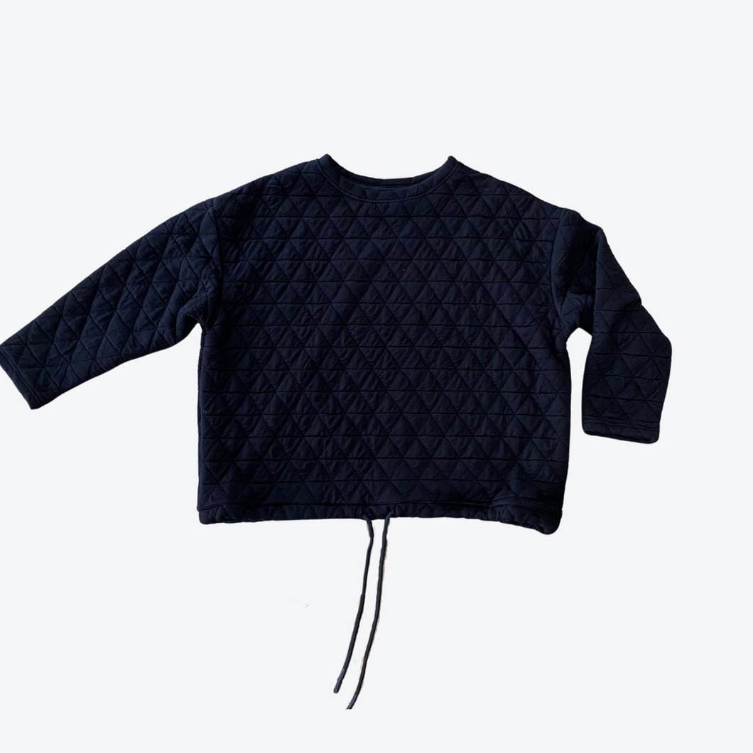 Sacha Quilted Sweat - Black