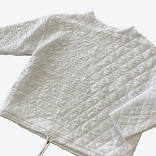 Load image into Gallery viewer, Sacha Quilted Sweat - White