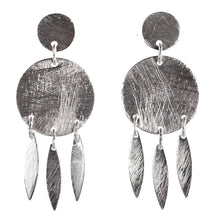 Load image into Gallery viewer, Silver Mini Multi Swing Stud Earrings