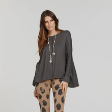 Load image into Gallery viewer, Stella Bamboo Slouch Tee Sleeved Steel
