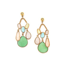 Load image into Gallery viewer, Victorie Ball Post Drop Earrings