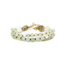 Load image into Gallery viewer, Papyrus 3 Layer Jade Bracelet