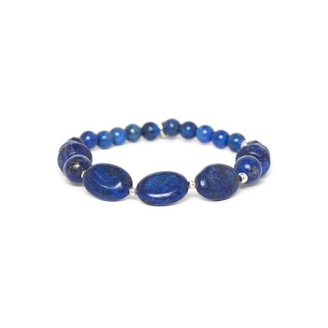 Indigo Lapis Lazuli Stretch Bracelet