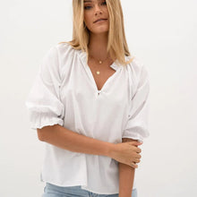 Load image into Gallery viewer, Splice Blouse in White