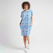 Load image into Gallery viewer, Nicks Bamboo Slouch Tee Dress iKat
