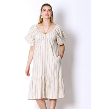 Load image into Gallery viewer, Sylvie Dress in Sail Cloth Stripe