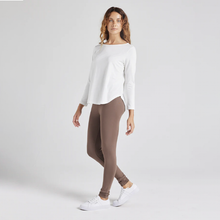 Load image into Gallery viewer, Adele bamboo long sleeve tee in cream