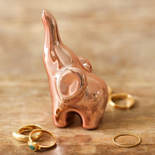 Load image into Gallery viewer, Copper Elephant Ring Holder